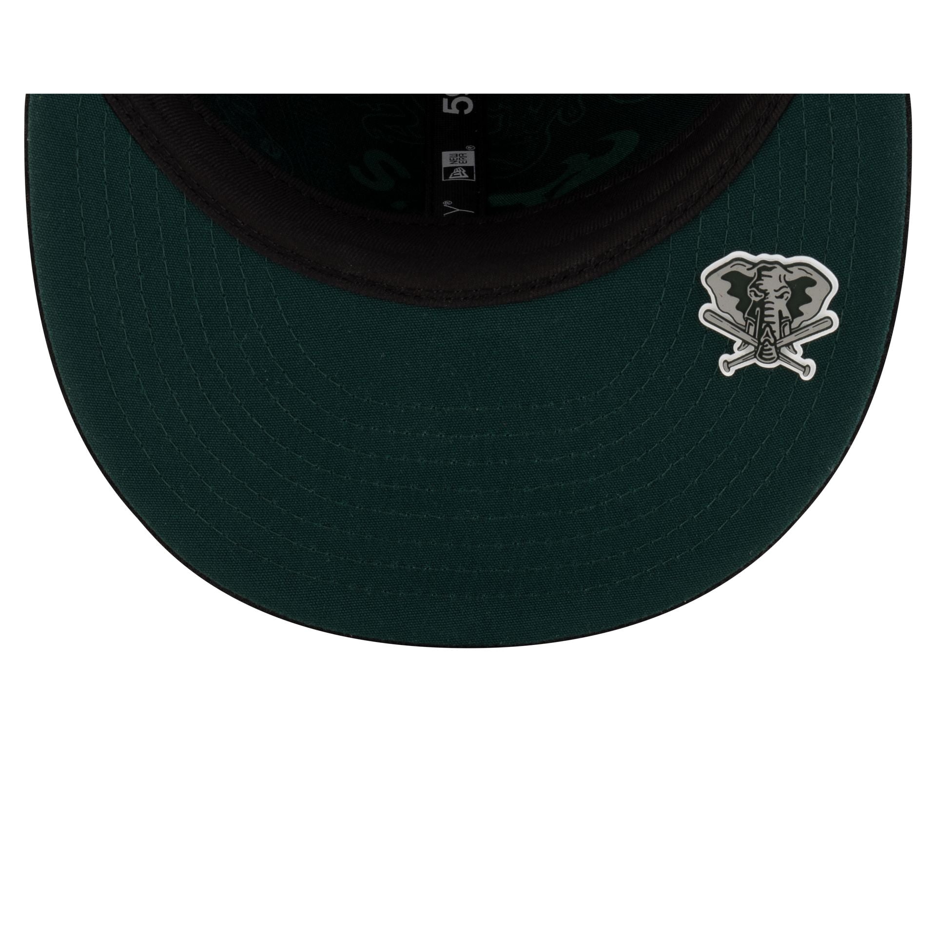 Oakland Athletics 2025 Clubhouse Black 59FIFTY Fitted Hat