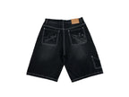 Broken Planet Denim Shorts Washed Black