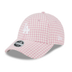 Los Angeles Dodgers 9FORTY Womens Houndstooth Pink Cap