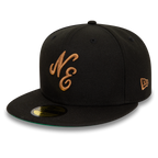 New Era 59FIFTY Script Black Cap
