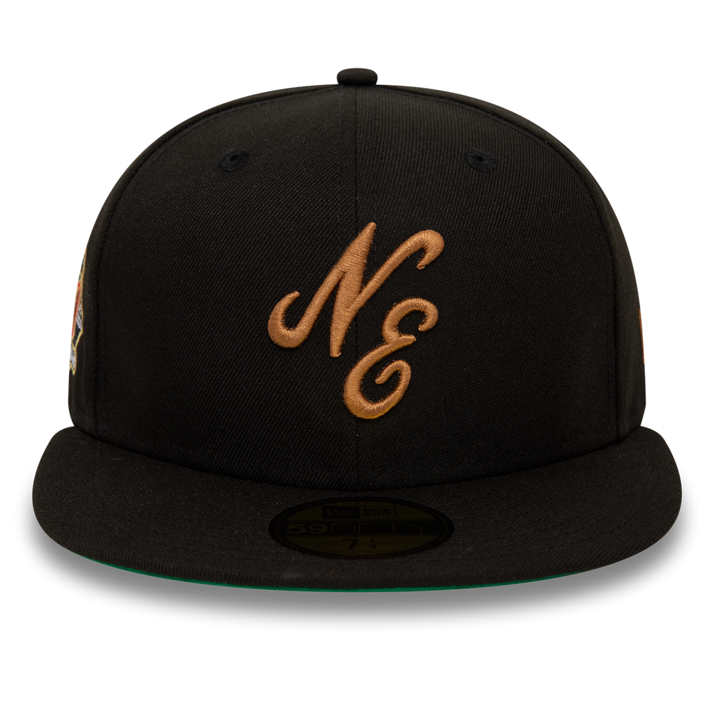 New Era 59FIFTY Script Black Cap