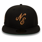 New Era 59FIFTY Script Black Cap