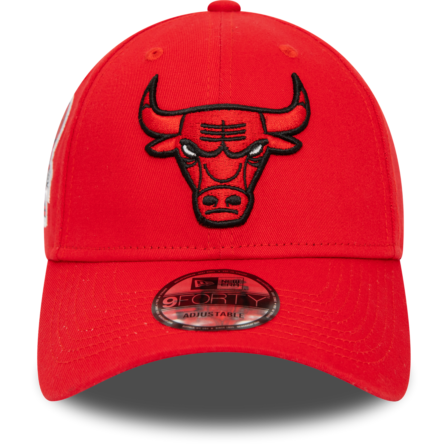 Chicago Bulls 9FORTY Side Patch Red Cap