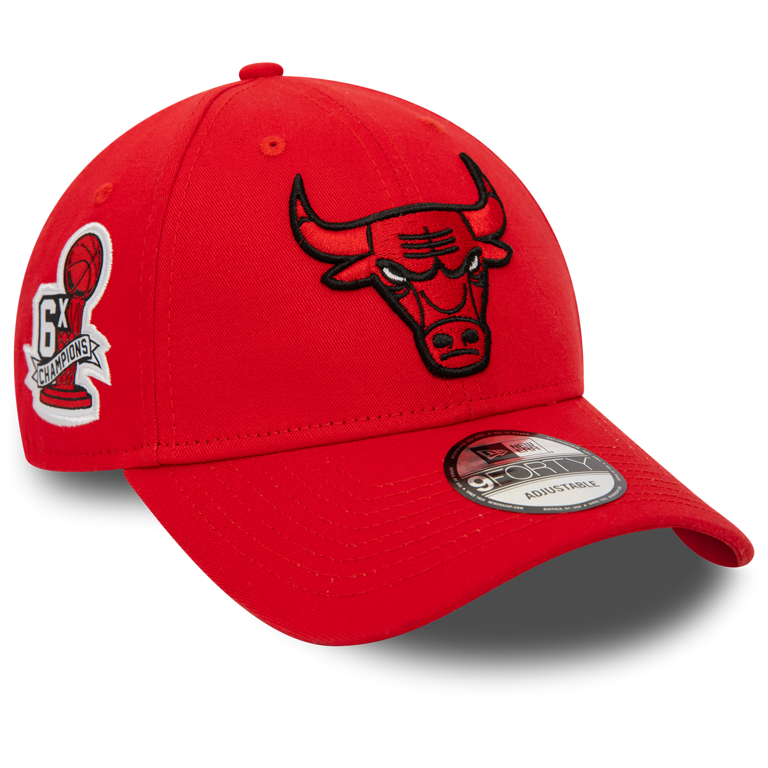 Chicago Bulls 9FORTY Side Patch Red Cap
