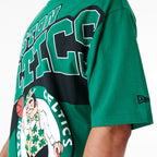 Boston Celtics NBA Large Wordmark Oversized Green Tee