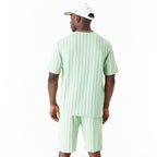 New Era Pinstripe Oversized Mint Green Tee