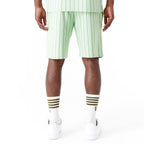 New Era Pinstripe Green Shorts