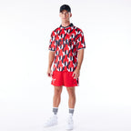 Chicago Bulls NBA Soccer Red Tee