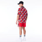 Chicago Bulls NBA Soccer Red Tee