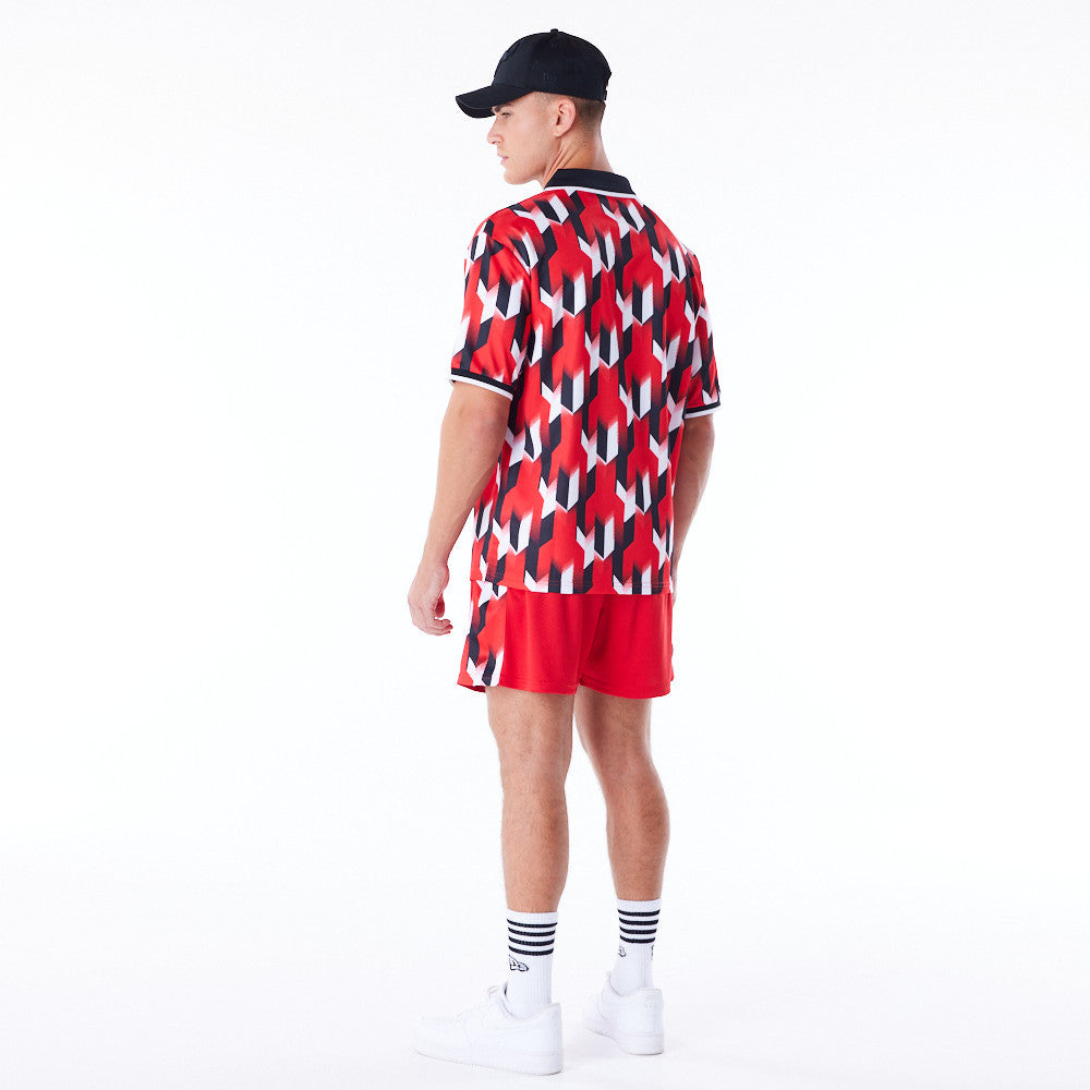 Chicago Bulls NBA Soccer Red Tee