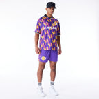 Los Angeles Lakers NBA Soccer Purple Shorts