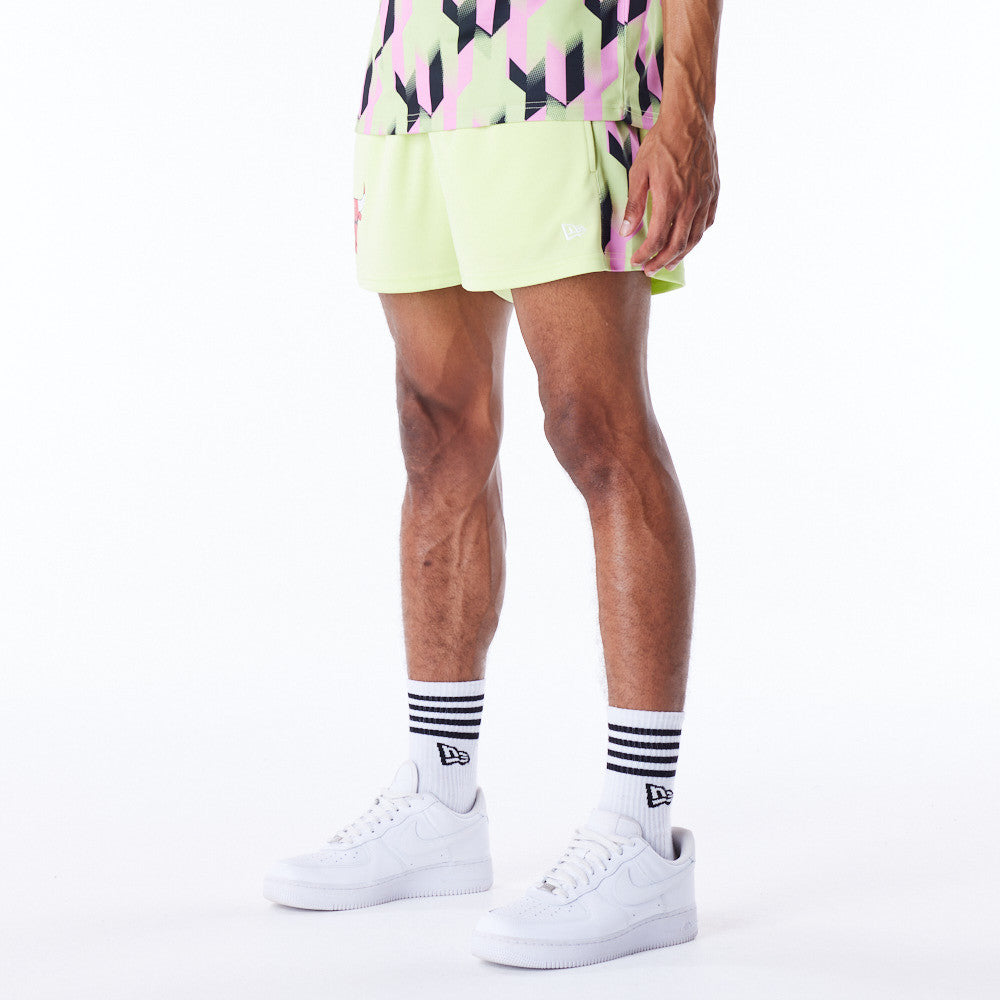 Chicago Bulls NBA Soccer Green Shorts