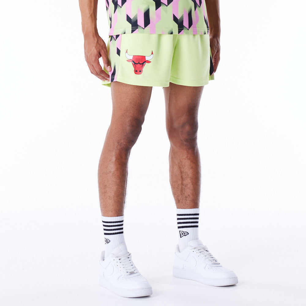 Chicago Bulls NBA Soccer Green Shorts