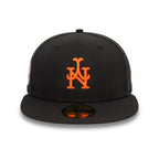 New York Mets 59FIFTY Upside Down Black Cap