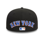 New York Mets 59FIFTY Upside Down Black Cap