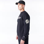 New York Yankees MLB Tartan Infill Black Crew