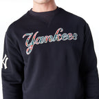 New York Yankees MLB Tartan Infill Black Crew