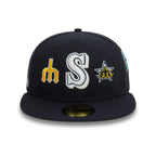 Seattle Mariners 59FIFTY MLB Cooperstown Patch Navy Cap