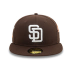 San Diego Padres 59FIFTYMLB Cooperstown Patch Brown Cap