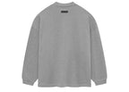 Fear of God Essentials Heavy Longsleeve - 'Dark Heather Oatmeal'