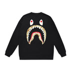 Bape X Stussy Patched Shark Crewneck Sweater