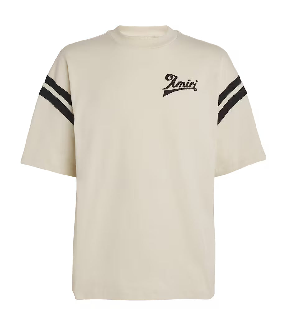 Amiri Men's Black Cotton Baseball T-Shirt