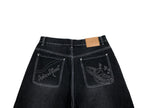 Broken Planet Denim Shorts Washed Black