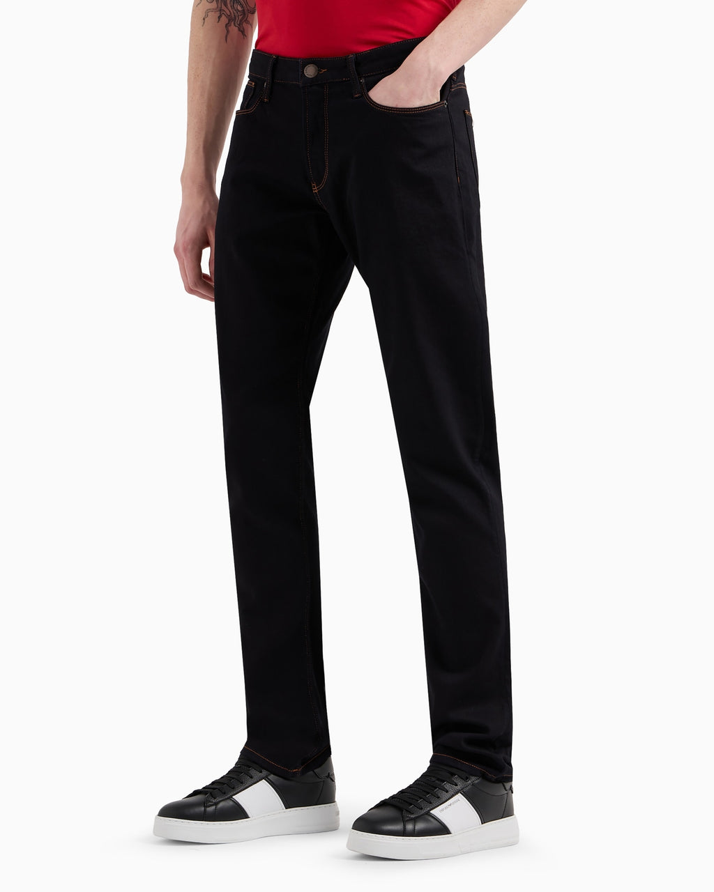 Emporio Armani J06 Slim-fit, washed, 10.5 oz comfort-denim jeans