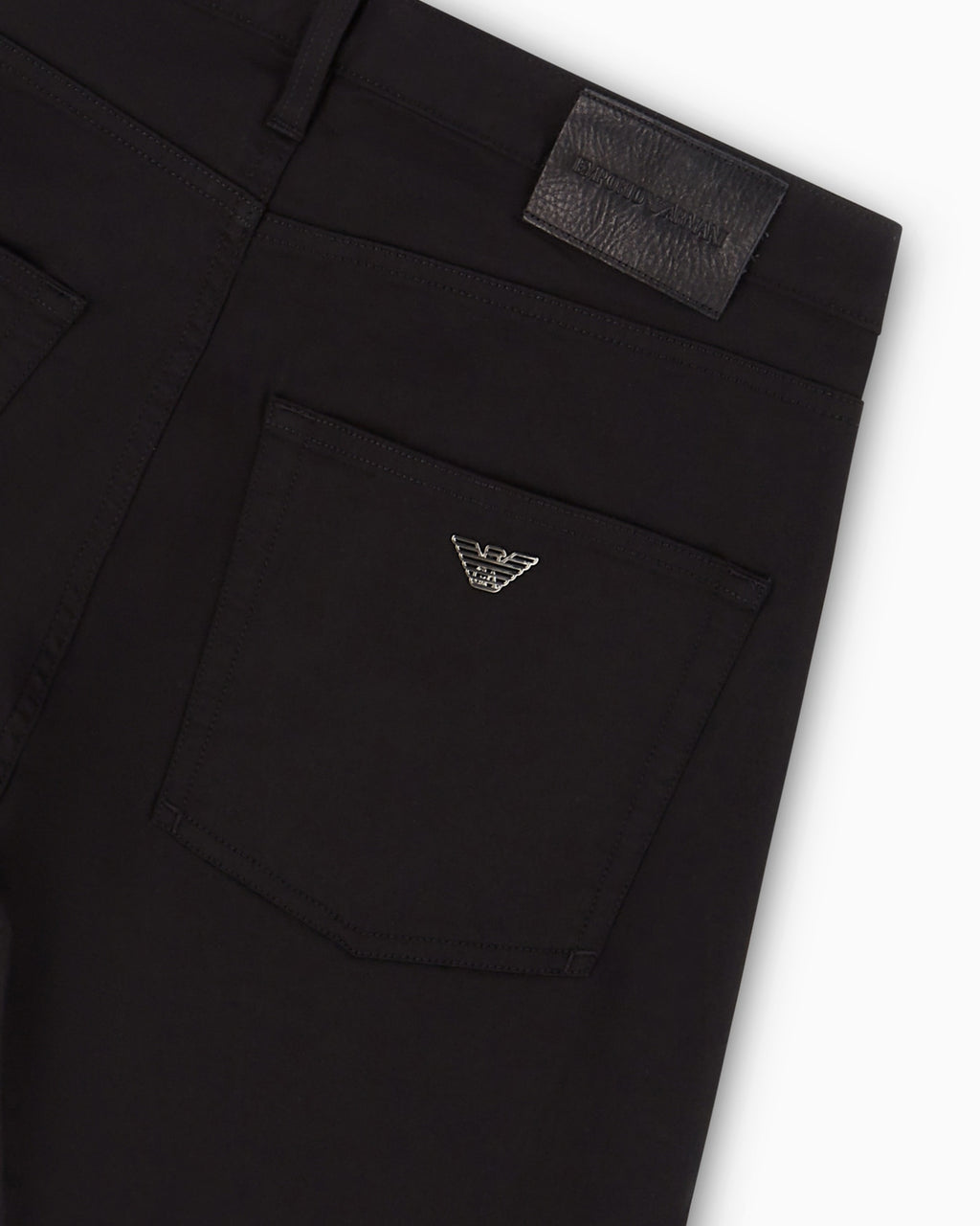 Emporio Armani J45 Regular-fit, stretch-gabardine jeans