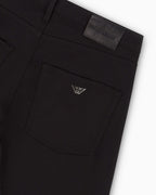 Emporio Armani J45 Regular-fit, stretch-gabardine jeans