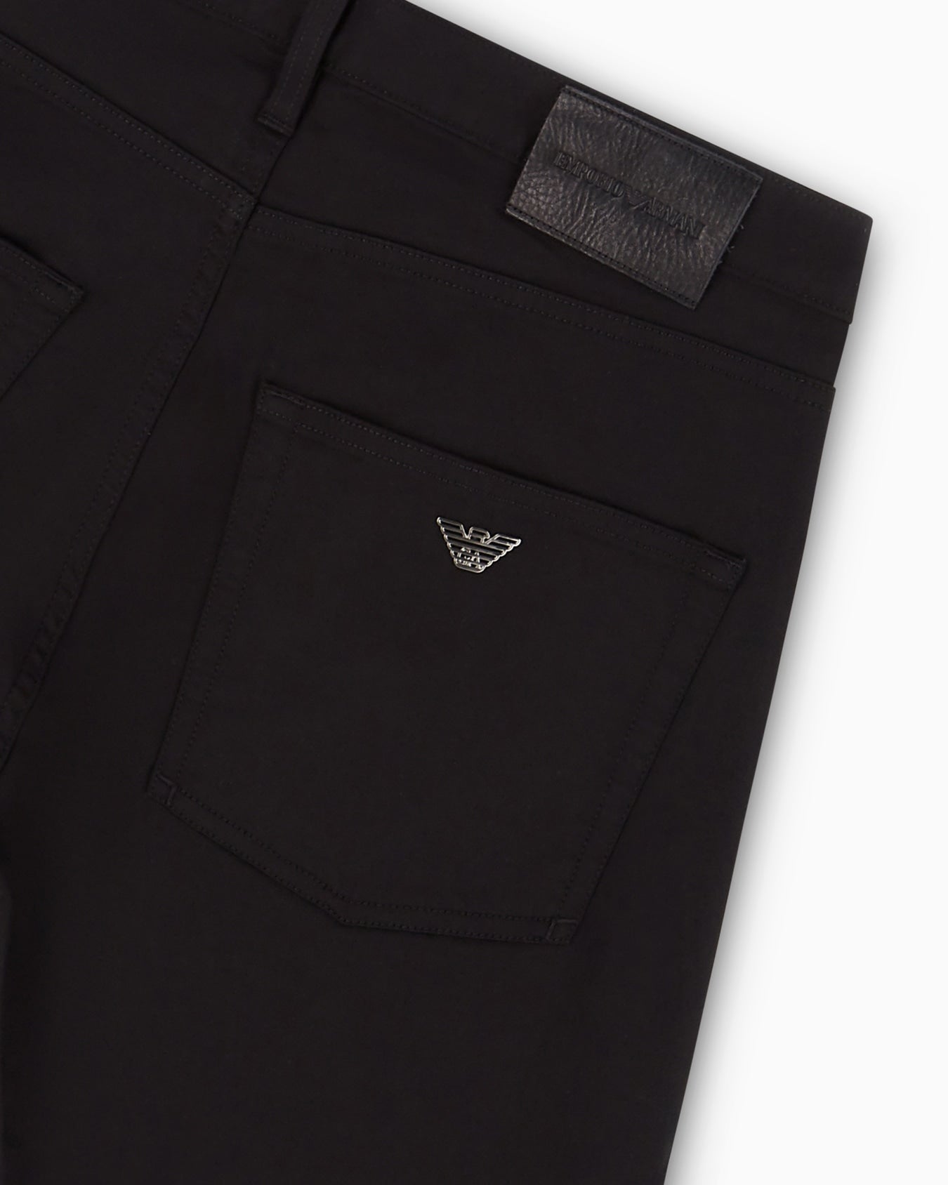 Emporio Armani J45 Regular-fit, stretch-gabardine jeans