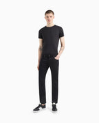 Emporio Armani J45 Regular-fit, stretch-gabardine jeans