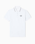 Emporio Armani EA7 Core Identity stretch-cotton piqué polo shirt
