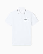 Emporio Armani EA7 Core Identity stretch-cotton piqué polo shirt
