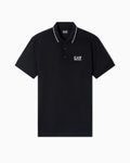 Emporio Armani EA7 Core Identity stretch-cotton piqué polo shirt