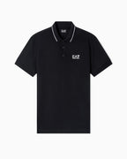 Emporio Armani EA7 Core Identity stretch-cotton piqué polo shirt