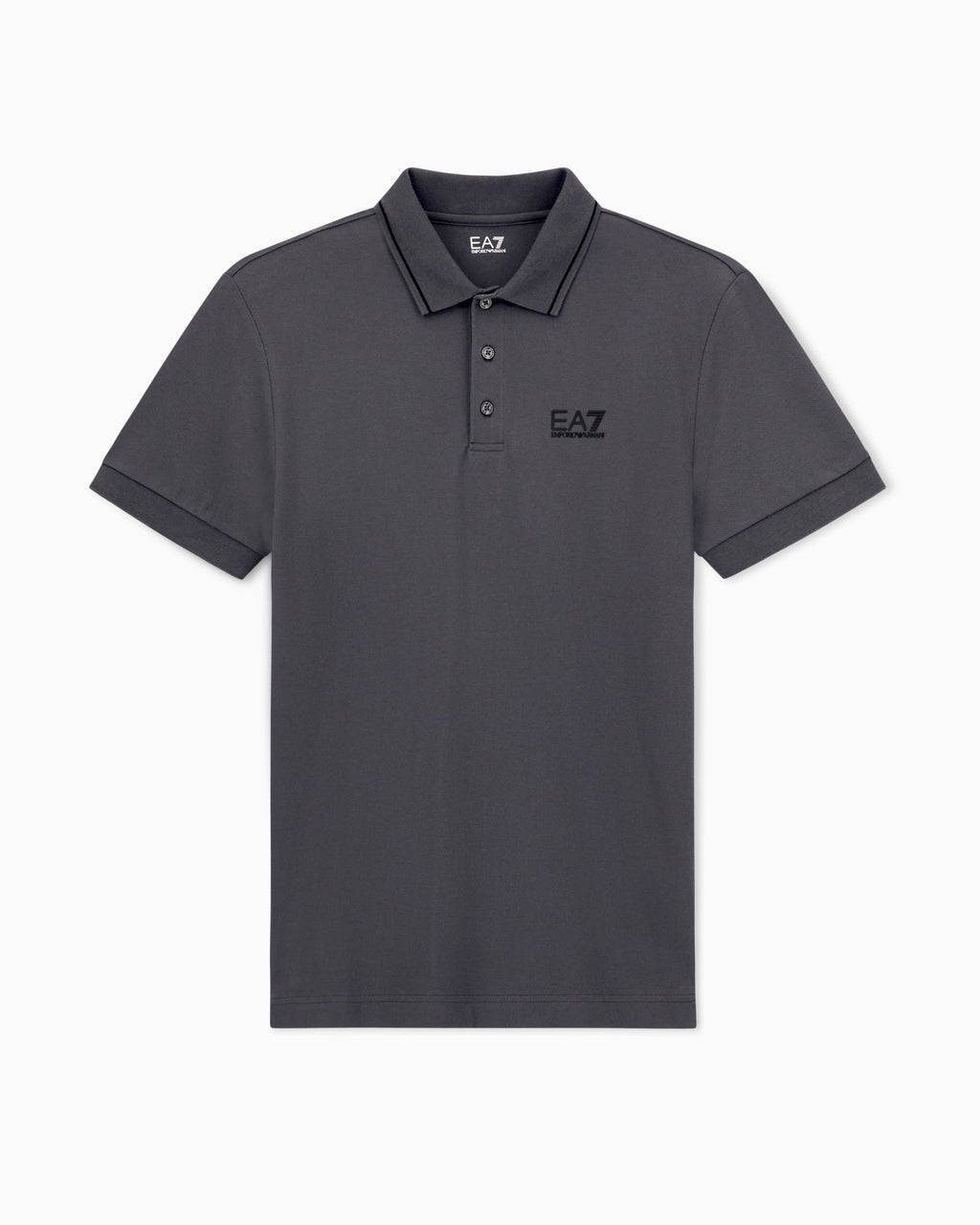 Emporio Armani EA7 Core Identity stretch-cotton piqué polo shirt