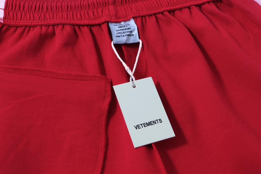 Vetements Gym track Pants 'Red'