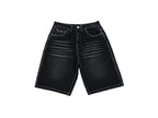 Broken Planet Denim Shorts Washed Black