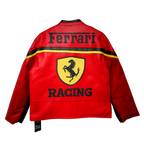 Ferrari Racing Leather Jacket – "Red"