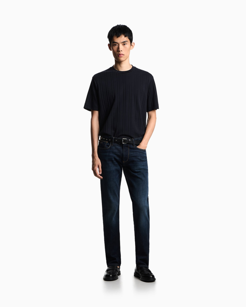 Emporio Armani J06 slim-fit, washed denim jeans