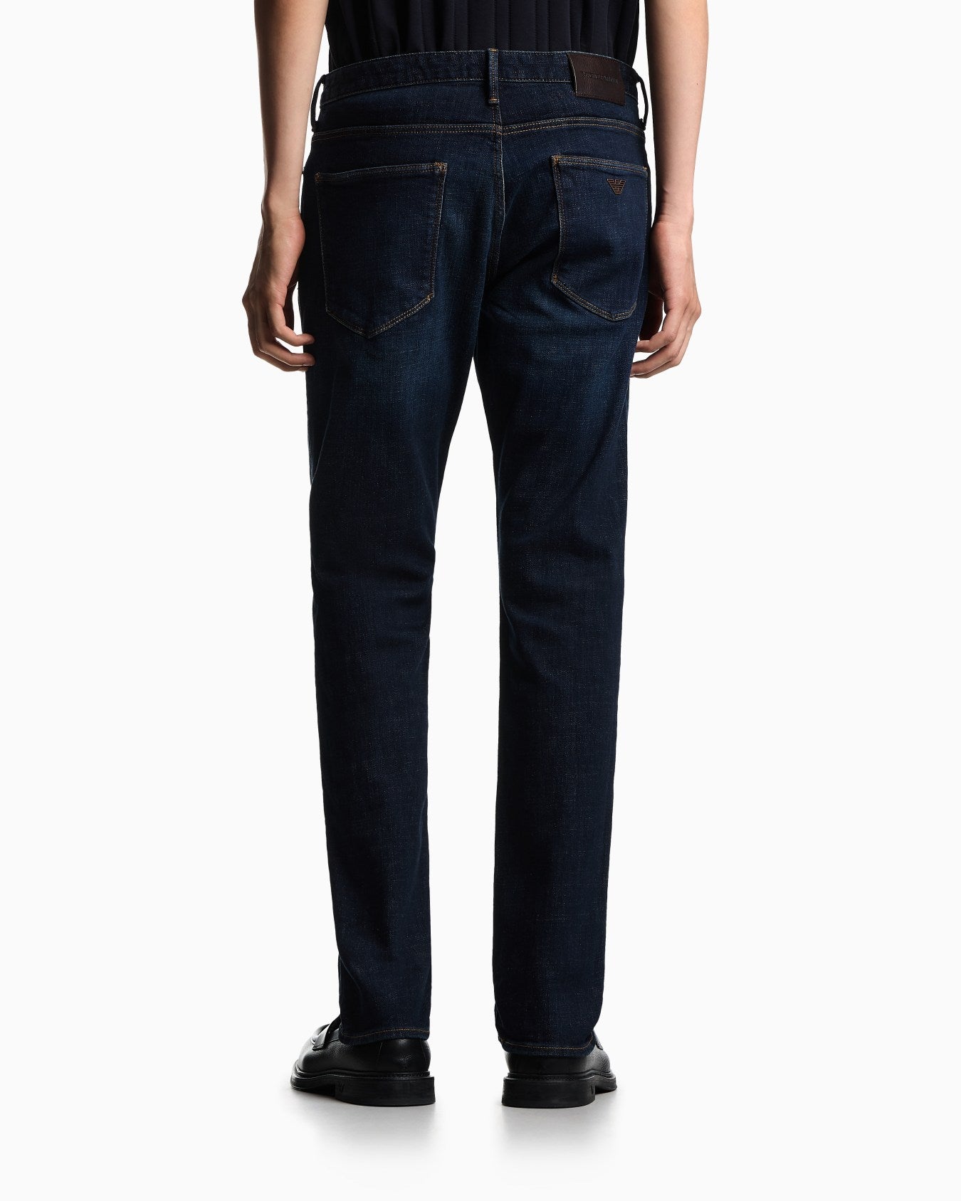Emporio Armani J06 slim-fit, washed denim jeans