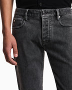 Emporio Armani J75 slim-fit, stone-washed stretch-denim jeans