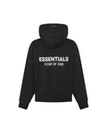 Fear Of God Essentials SS25 Zip-Up Hoodie - "Jet Black"