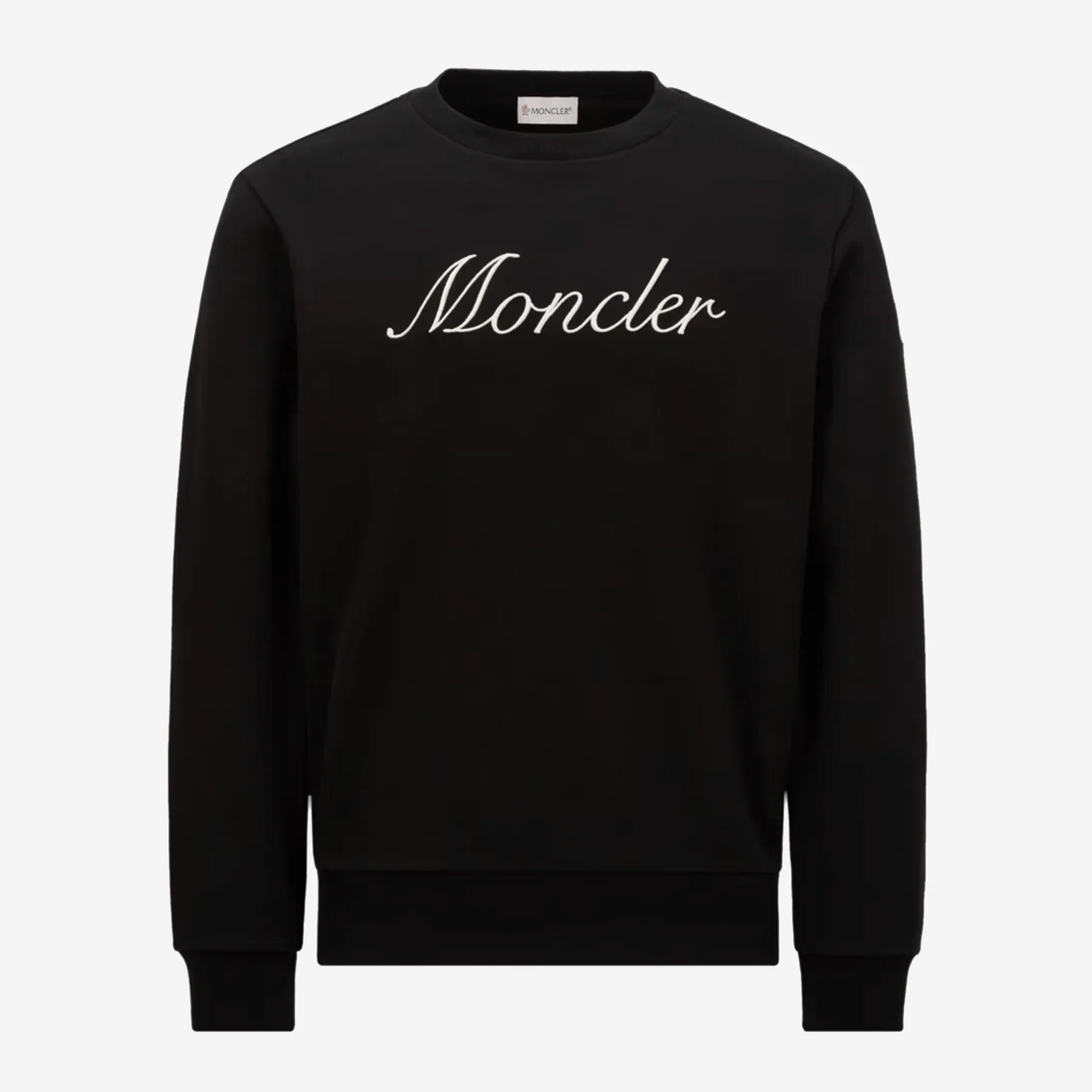 MONCLER Embroidered Cursive Logo Sweatshirt