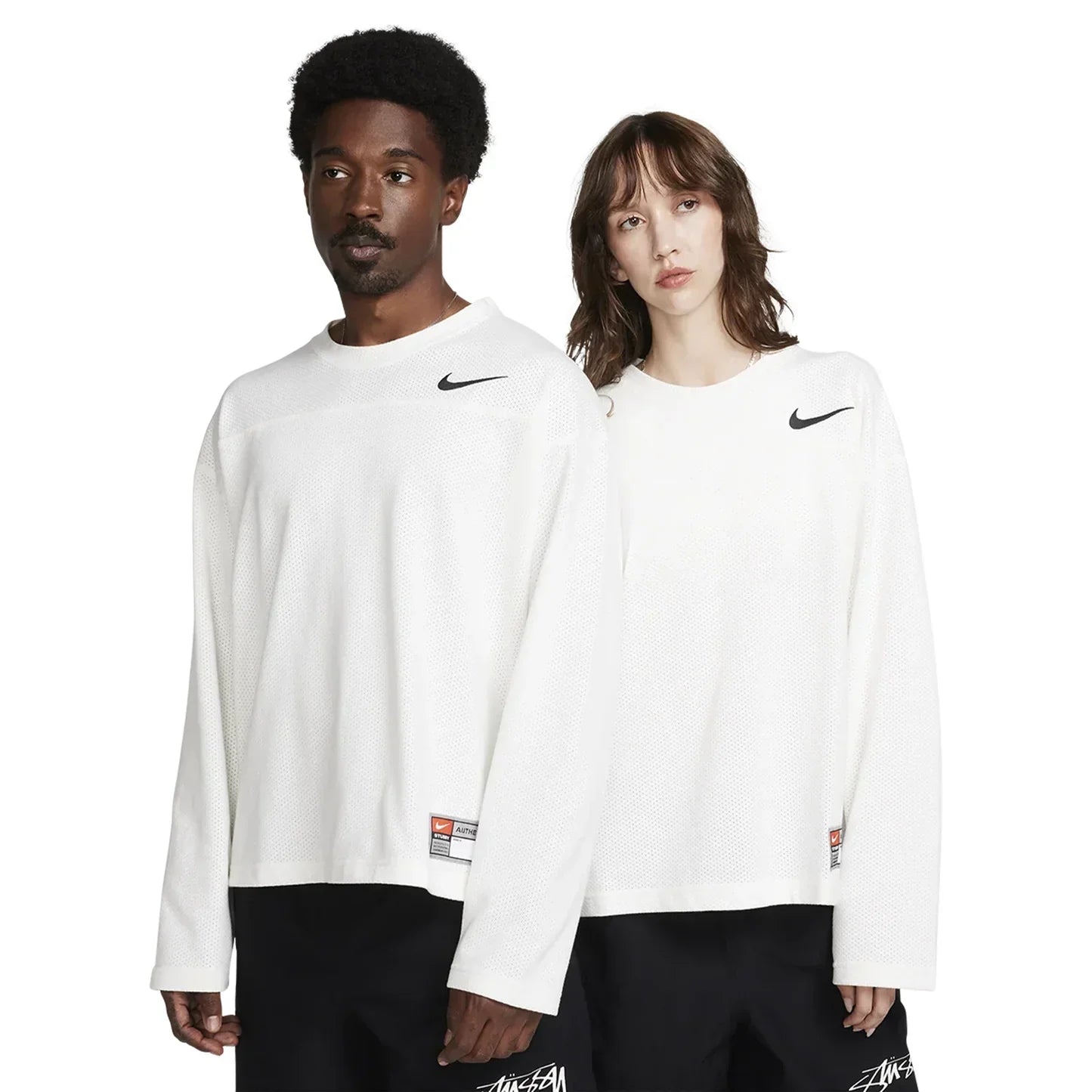 Nike x Stussy sweater Mesh Jersey Sail