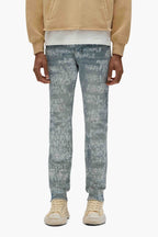 Purple P001 Purple Blue Denim Jeans