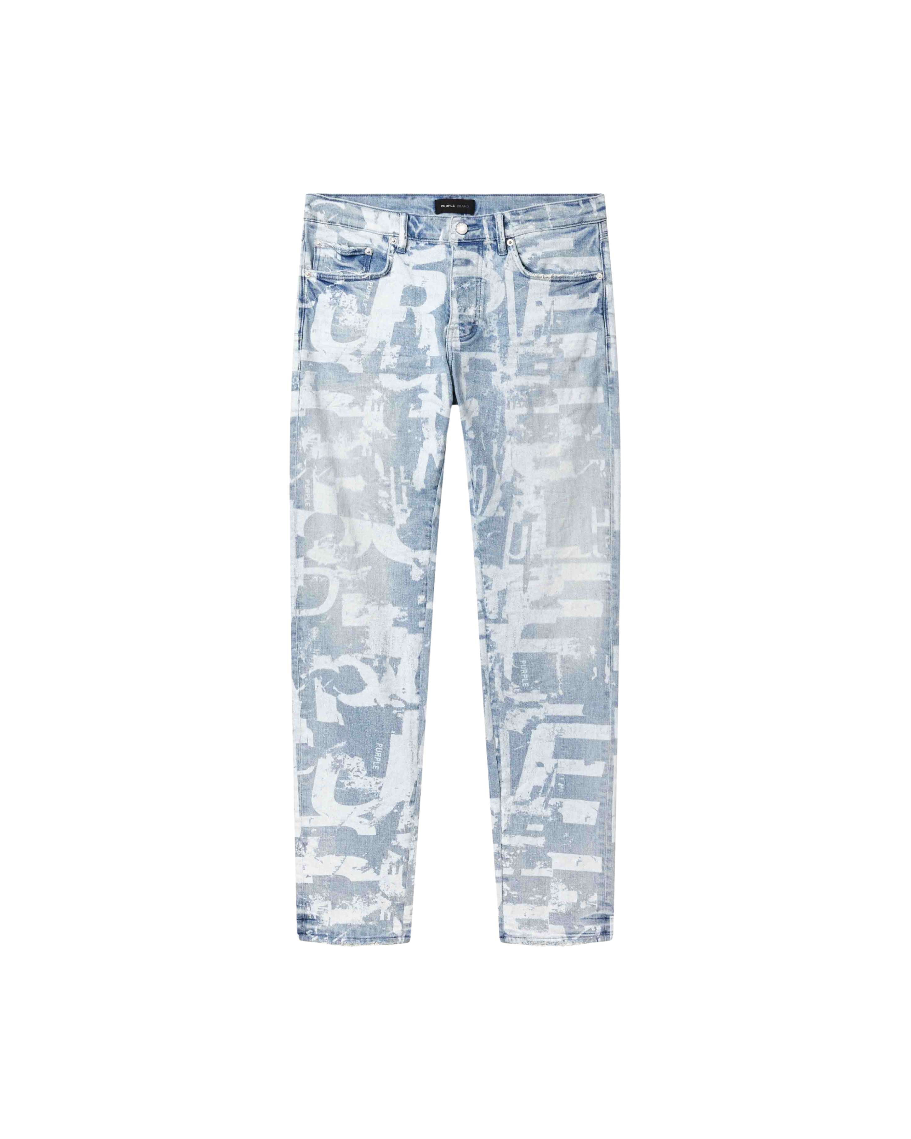 Purple P001 Grunge Print – "Light Indigo"