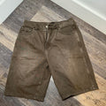 Broken Planet Denim Shorts Washed Brown