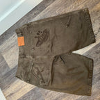 Broken Planet Denim Shorts Washed Brown